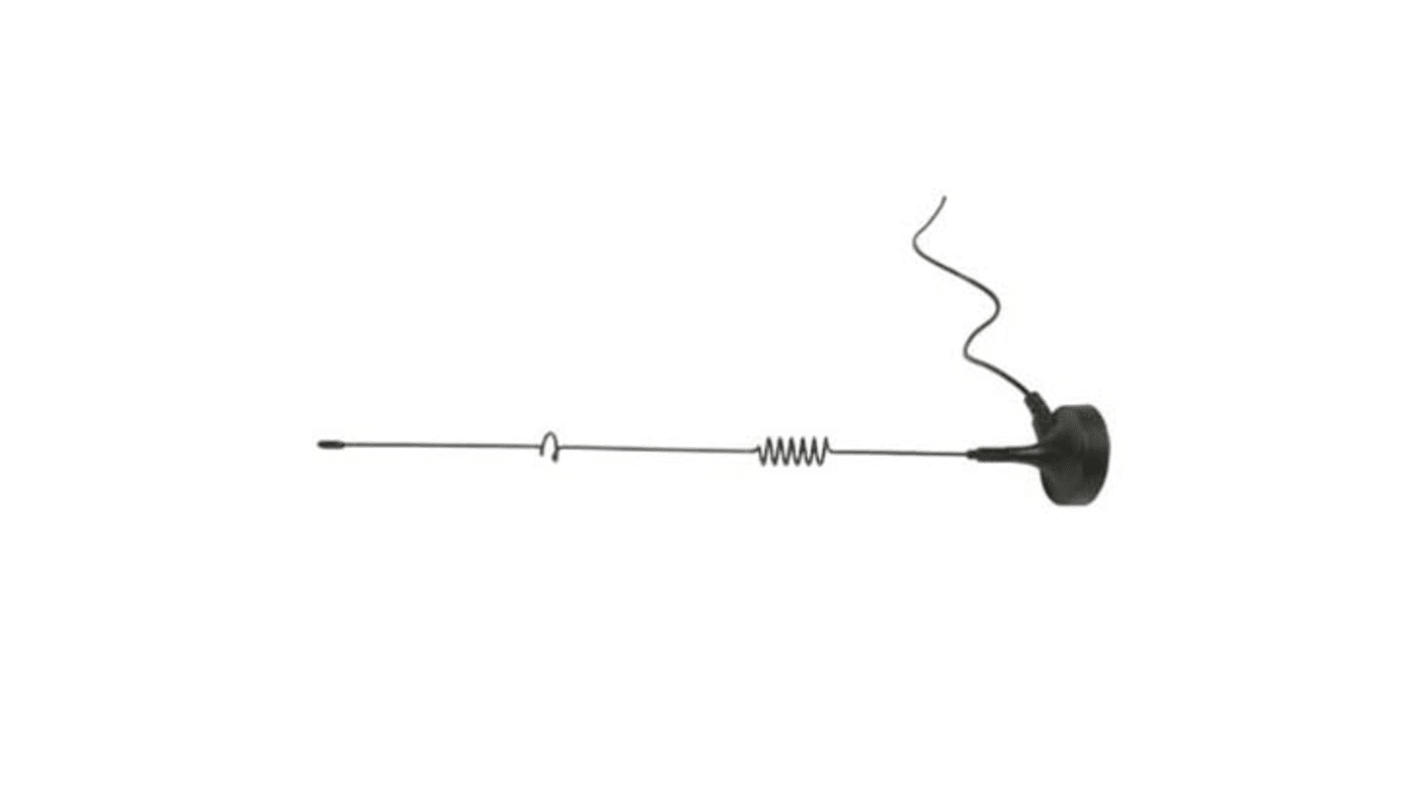 Mindenirányú Siretta Többsávos antenna Mágneses MIKE2A/3M/LL1/SMAM/S/S/26 Ostor, Belső SMA Apa 3.5dBi 2G (GSM/GPRS), 3G