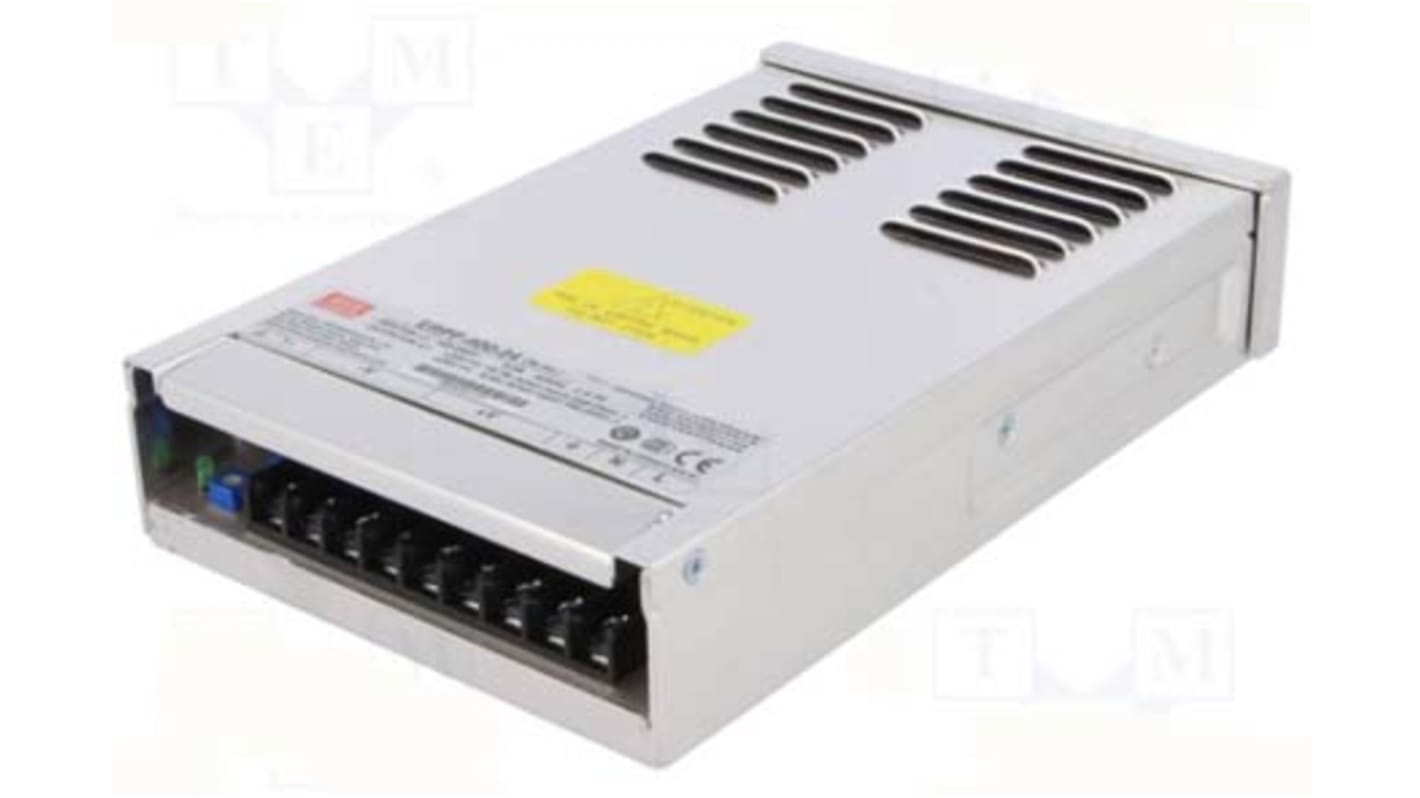 Alimentatore switching MEAN WELL ERPF-400-48, 398W, ingresso 127 → 370 V dc, 90 → 264 V ac, uscita 48V