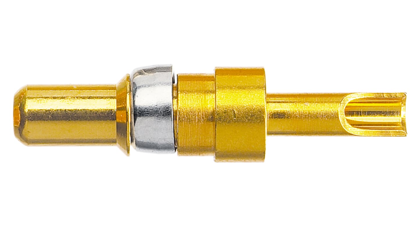 Harting, D-Sub Mixed Series, Male Crimp D-Sub Connector Power Contact, Au, Sn Pin, 20 → 16 AWG