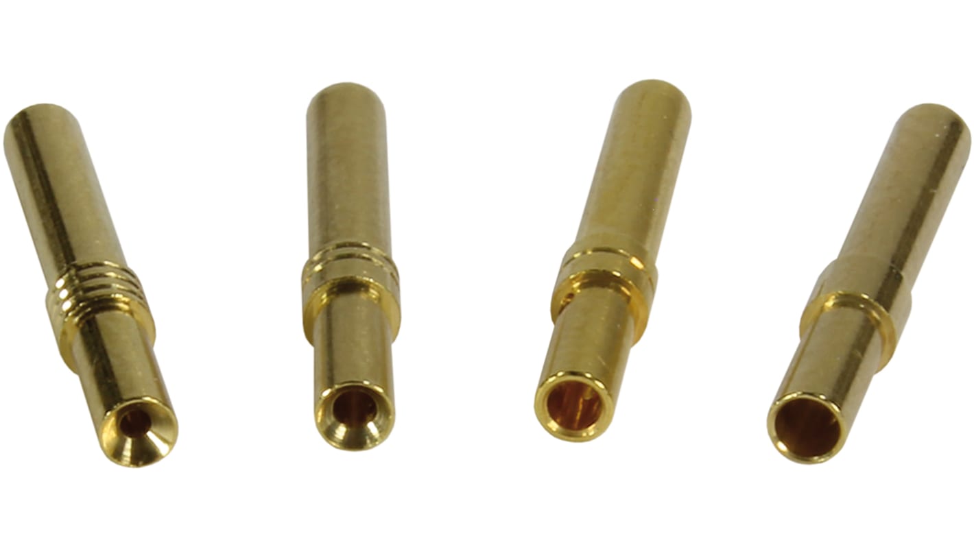 Harting, D-Sub Standard Series, Female Crimp D-sub Connector Contact, PdNi Pin, 18 → 22 AWG