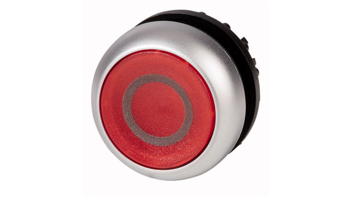 Cabezal de pulsador Eaton serie RMQ Titan M22, Ø 22mm, de color Rojo, Mantenido, IP67