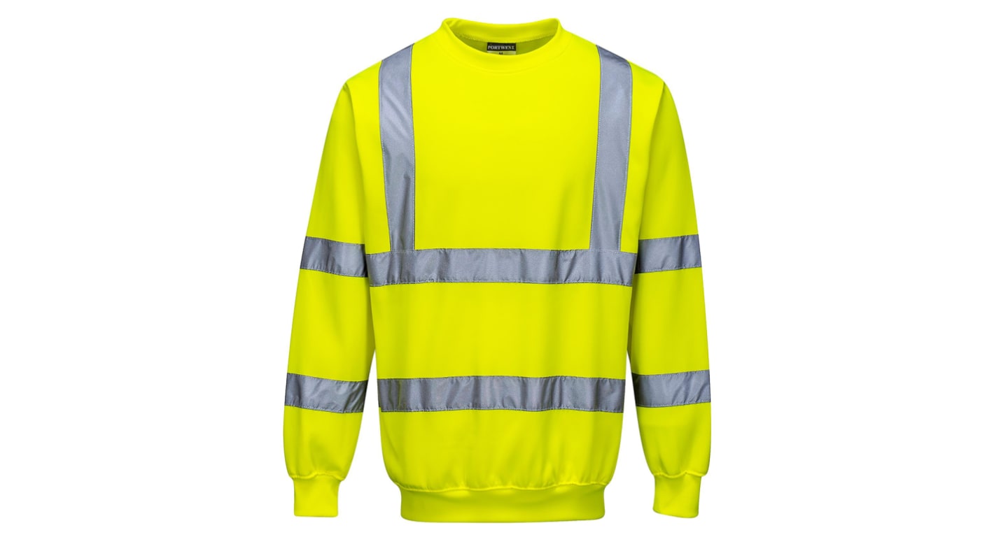 RS PRO Gul Herre Hi-vis sweatshirt, S