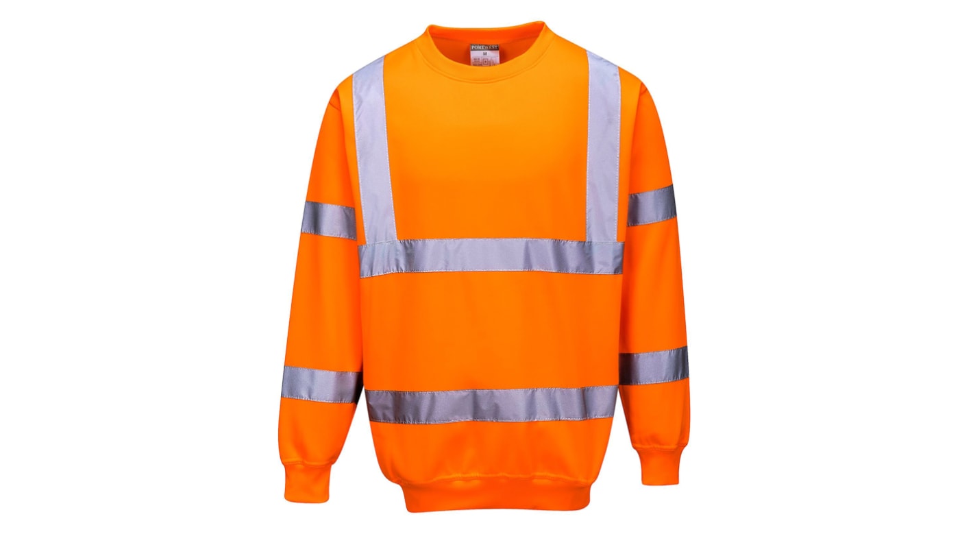 RS PRO Orange Men Hi Vis Sweatshirt, L