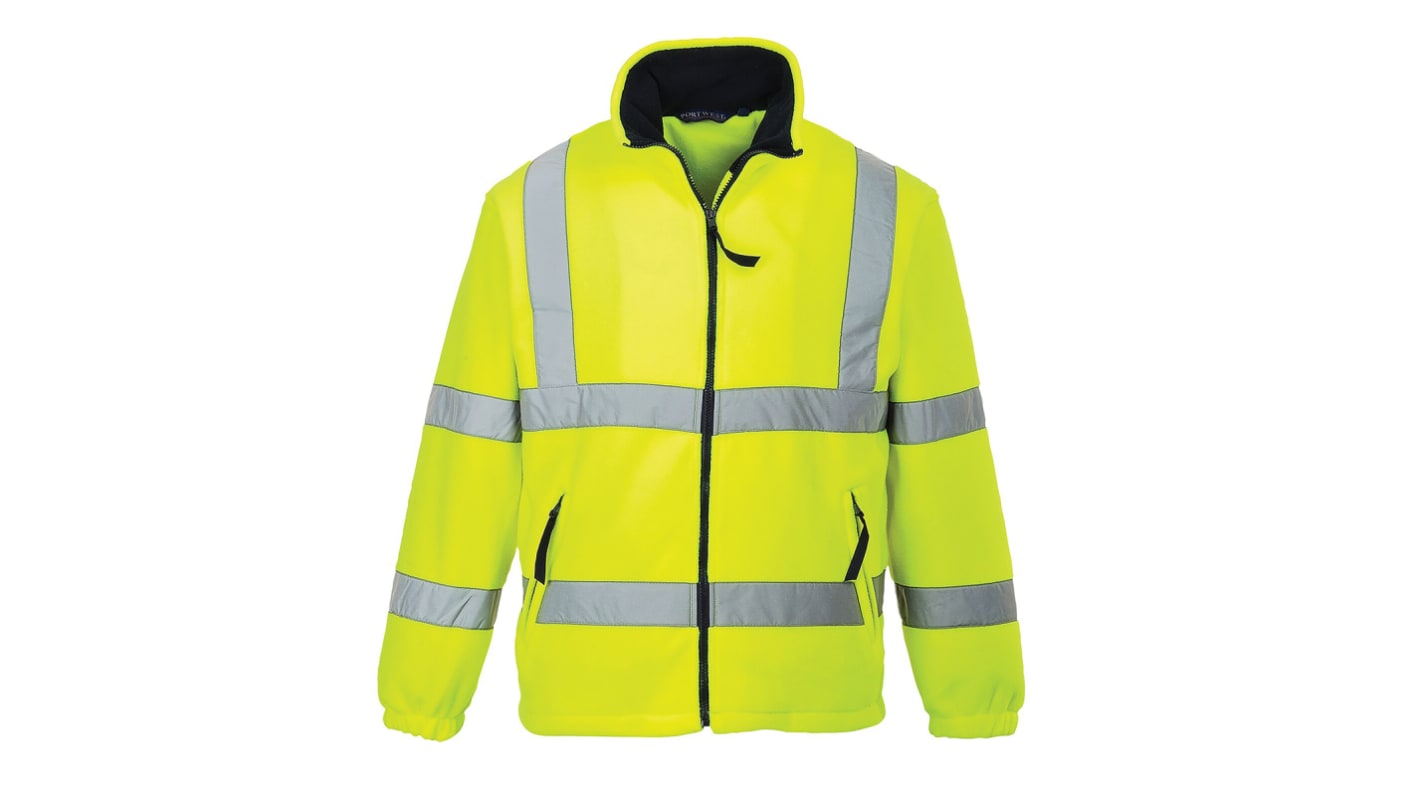 RS PRO Yellow Men Hi Vis Fleece, S