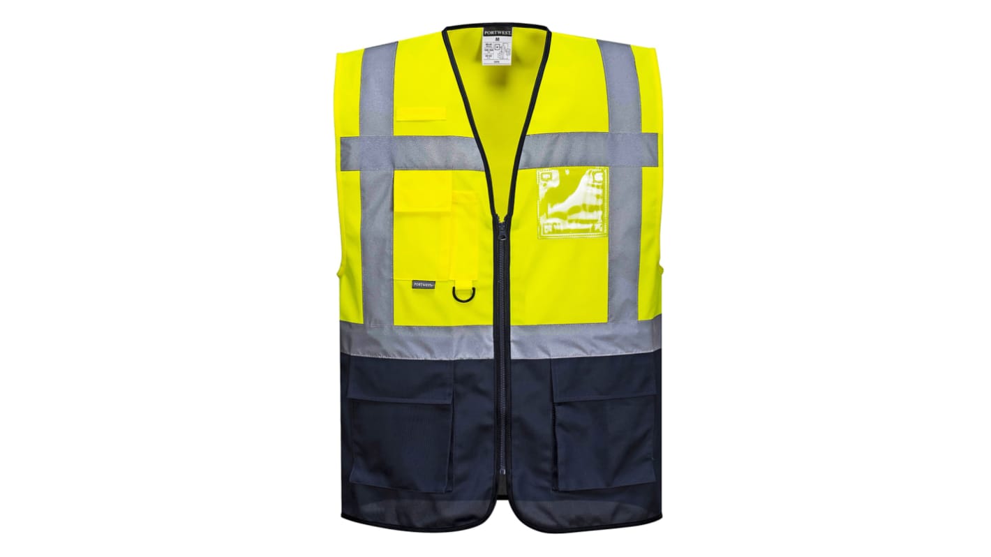 Gilet alta visibilità Giallo RS PRO, XL, chiusura con Zipper