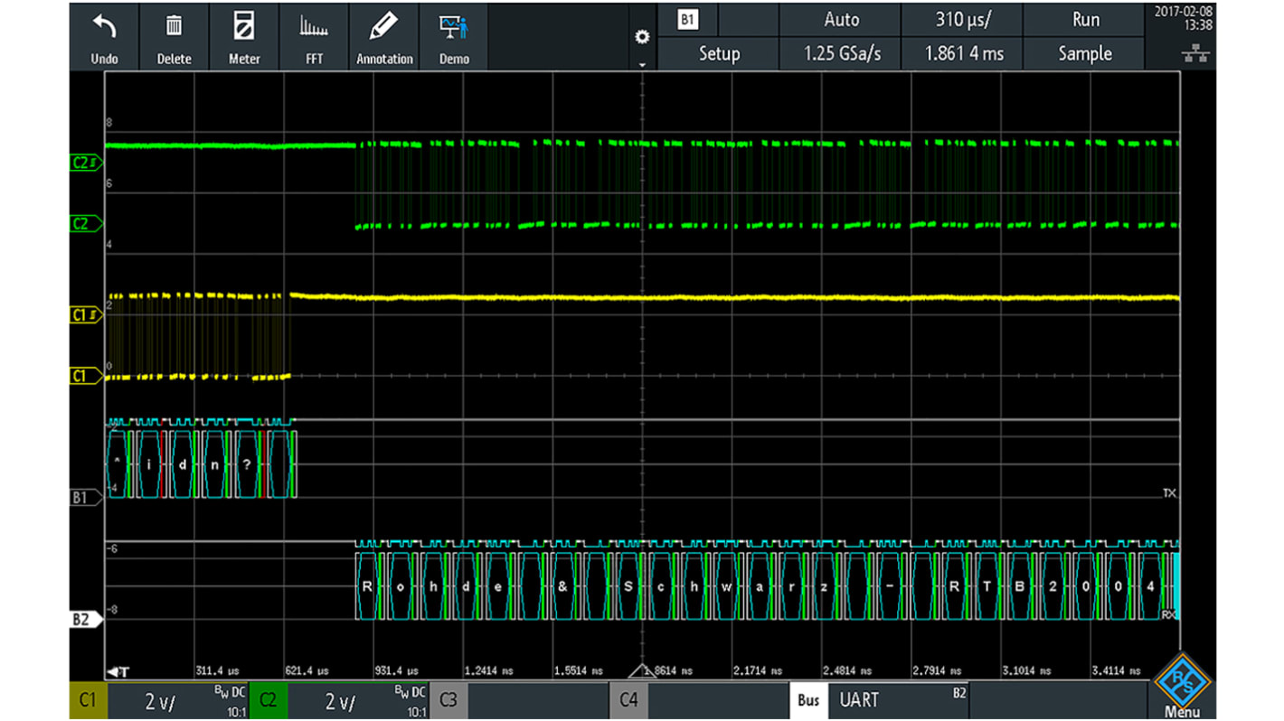 Rohde & Schwarz RTB-K2 Oscilloscopsoftware, For Digitalt RTB2000-oscilloskop