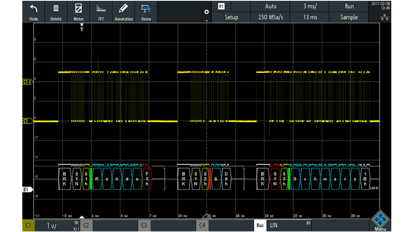 Rohde & Schwarz RTB-K3 oszcilloszkóp szoftverek, használható:(RTB2000 digitális oszcilloszkóp)-hez