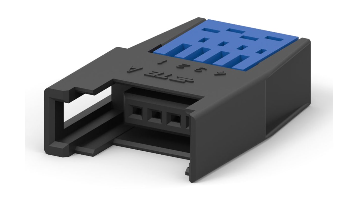 TE Connectivity 4-Way RITS Connector for Cable Mount, 1-Row