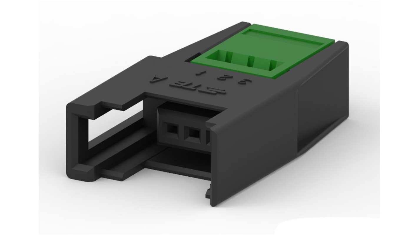 Conector RITS TE Connectivity serie RITS de 3 vías, paso 2.0mm, 1 fila, Montaje de Cable