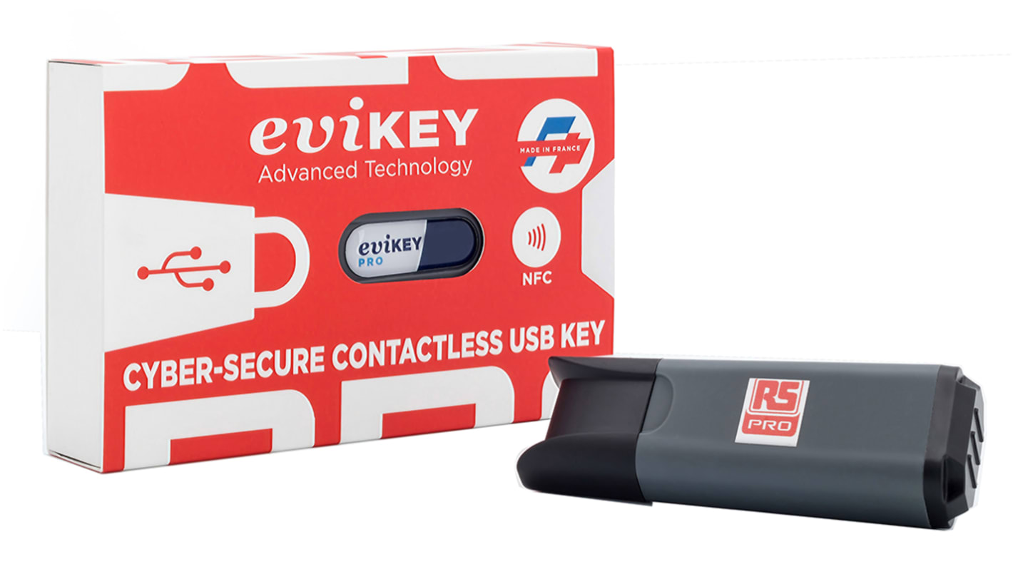 RS PRO eviKEY-NFC Pro 16 GB USB 2.0 USB Stick