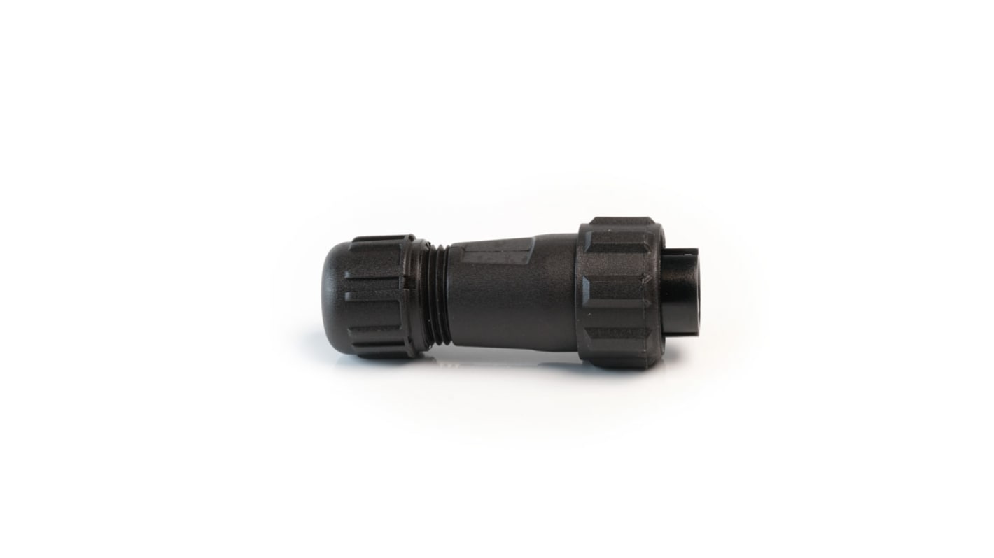 Conector circular RS PRO macho de 2 vías macho, montaje aéreo, IP68