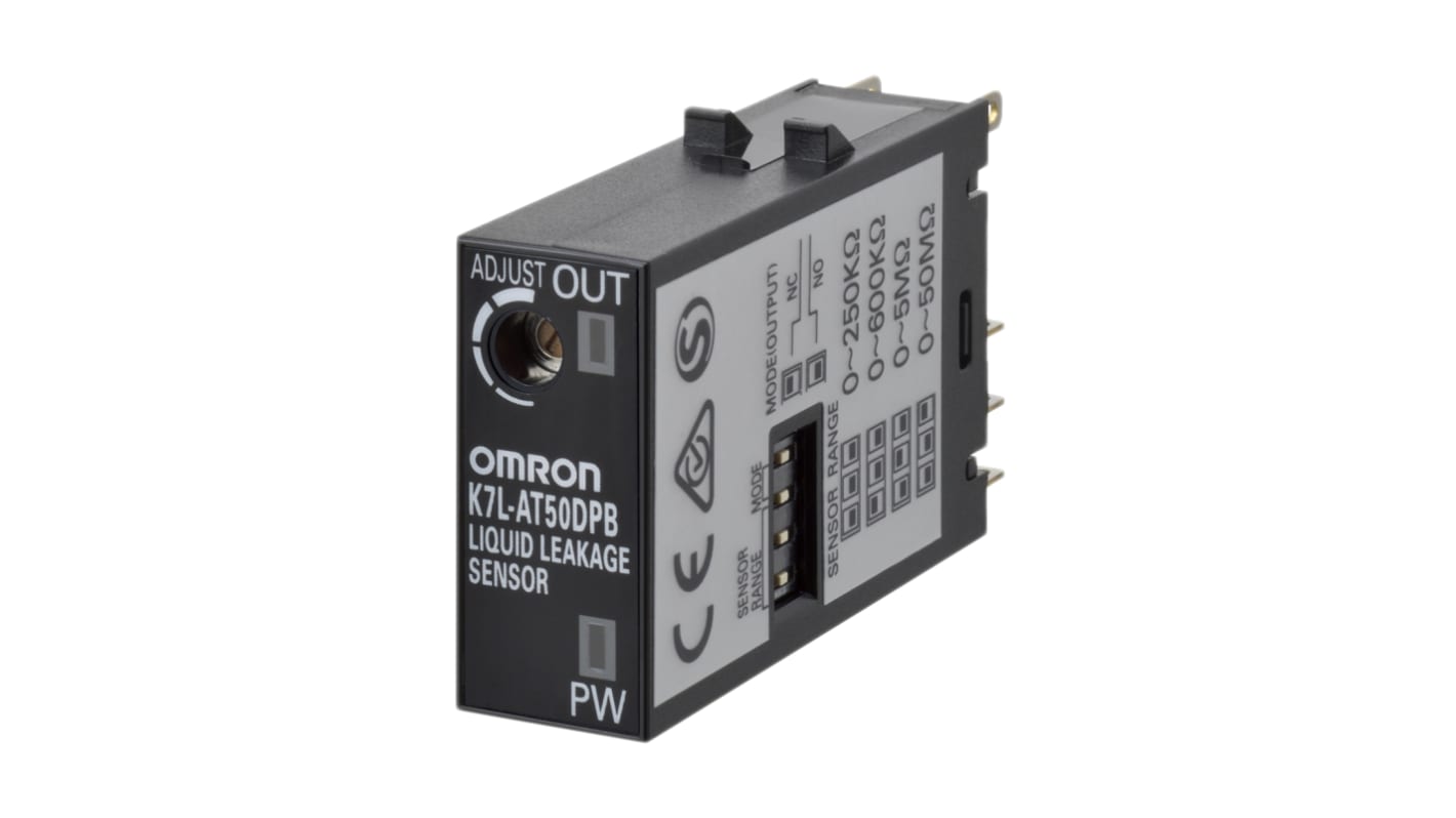 Capteur de fuite de liquide Omron K7L 1 entrée entrées, Enfichable, 12→24 V c.c.