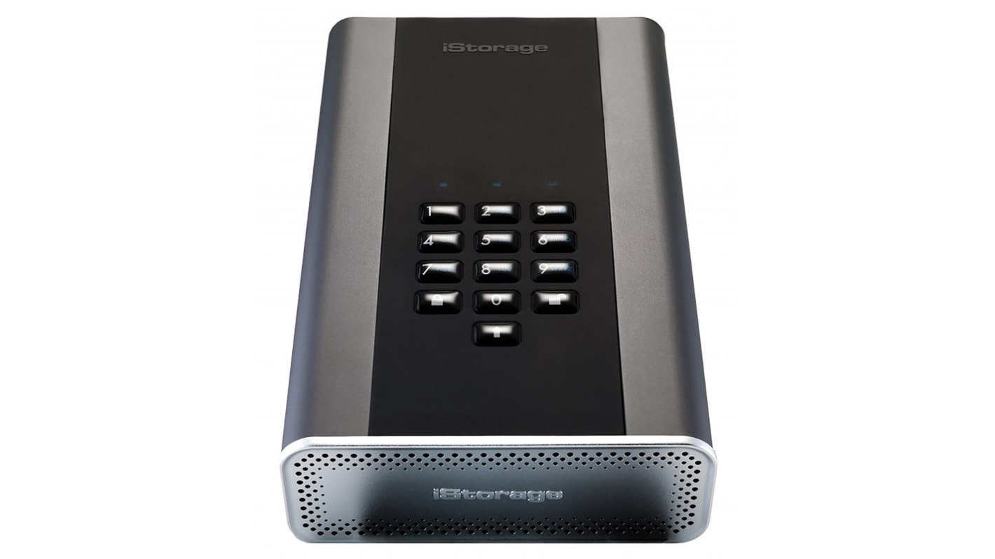 Disco duro externo externo iStorage de 4 TB, USB 3.1