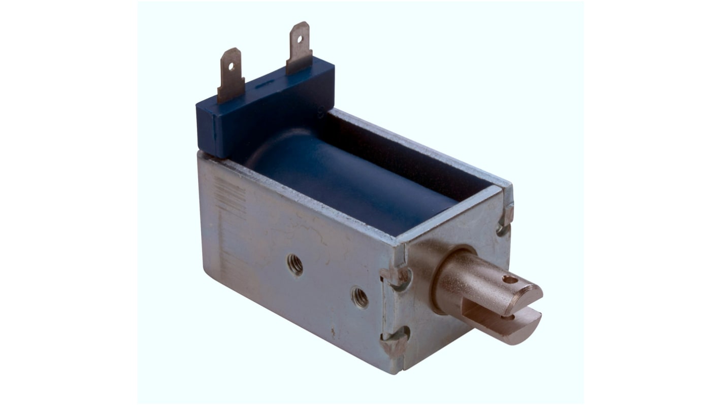 Deltrol Linear Solenoid, 12 V dc, 110oz, 6N, 34.9 x 52 x 30.9 mm