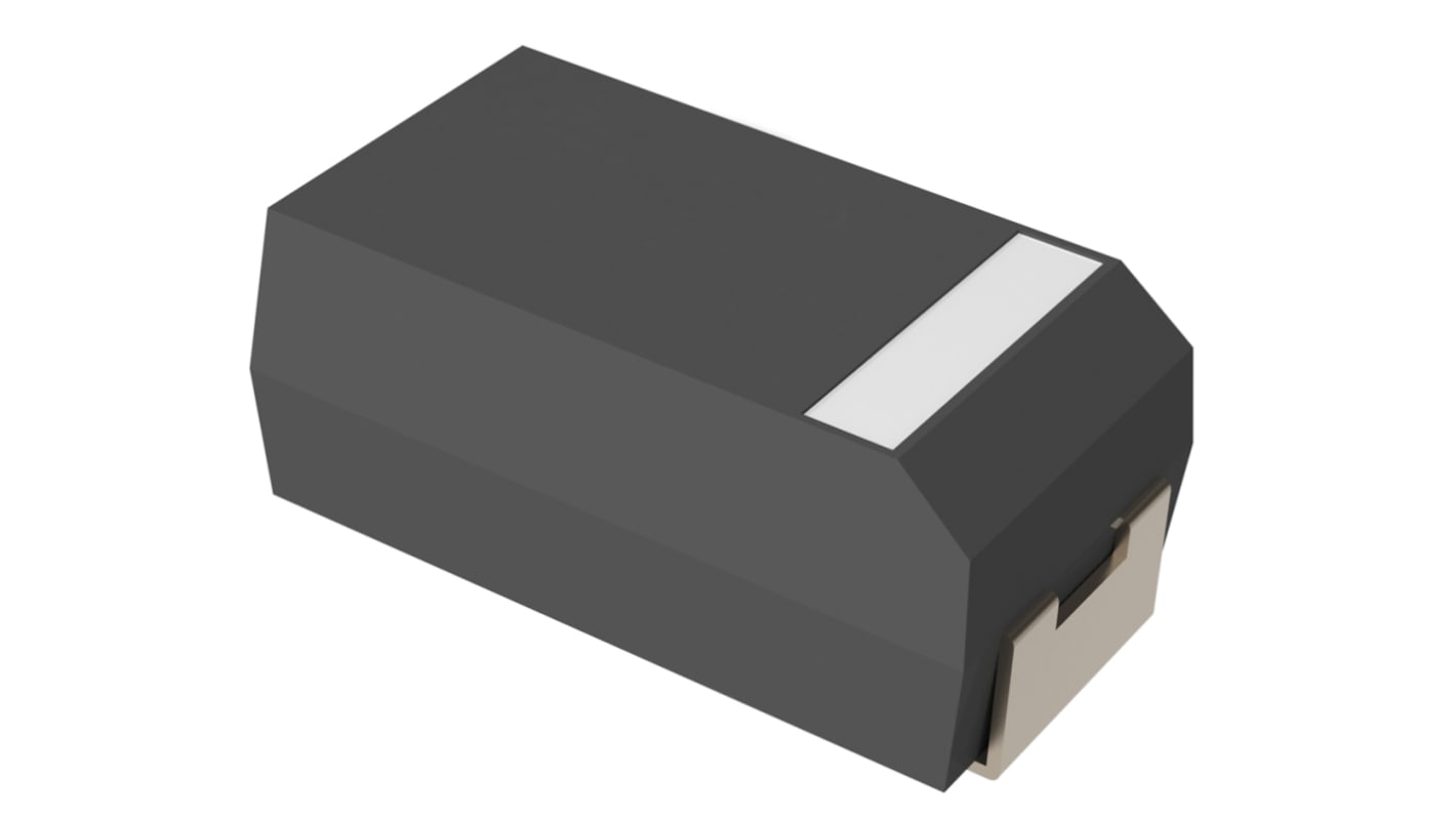 T598D336M035ATE065 Kemet 33μF Surface Mount Polymer Capacitor, 35V dc