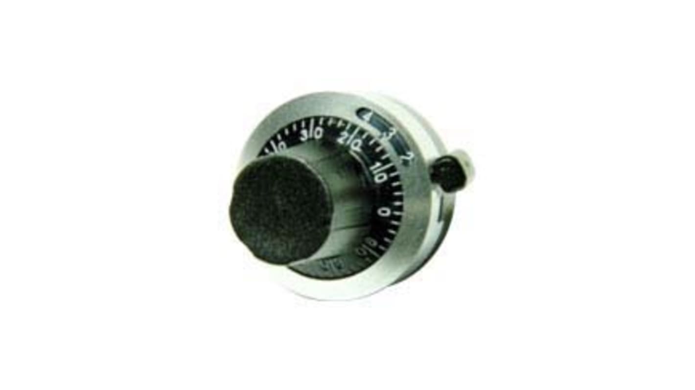 TT Electronics/BI 22.2mm Multiturn Dial for 6.35mm Shaft Splined, 2696