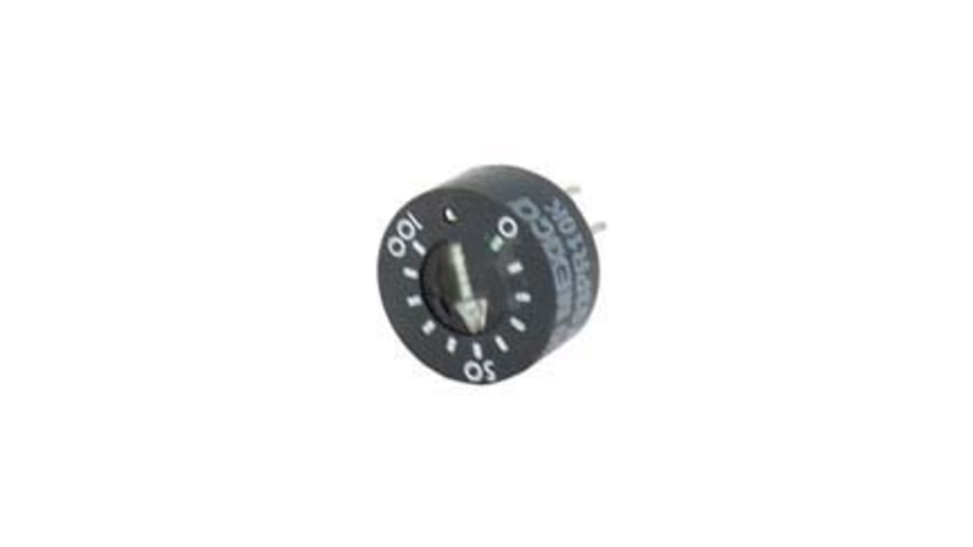 Potentiomètre trimmer TT Electronics/BI série 93 10kΩ Traversant 1 tour Réglage par le dessus