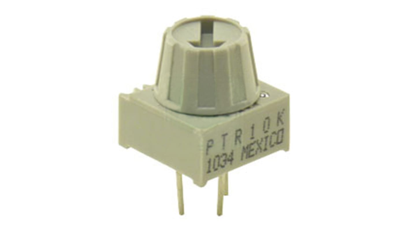 TT ElectronicsBI 72 1-Gang THT Trimmer-Potentiometer, Einstellung von oben, 100kΩ, ±10%, 0.5W, Lötstift, L. 9.53mm