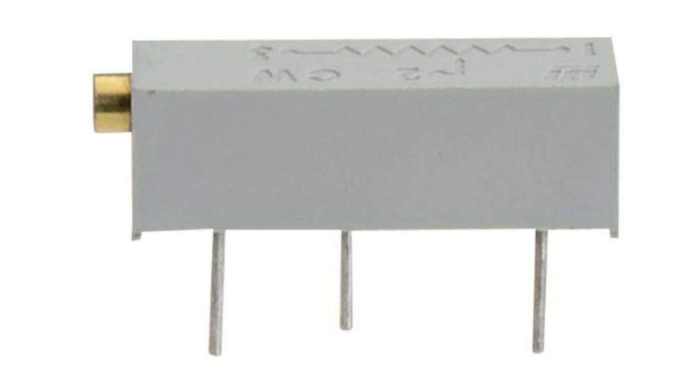 Potenciómetro para PCB TT Electronics/BI serie 89, 2kΩ máximo, ±10%, ±100ppm/°C, 0.75W, vueltas: 20, Montaje en