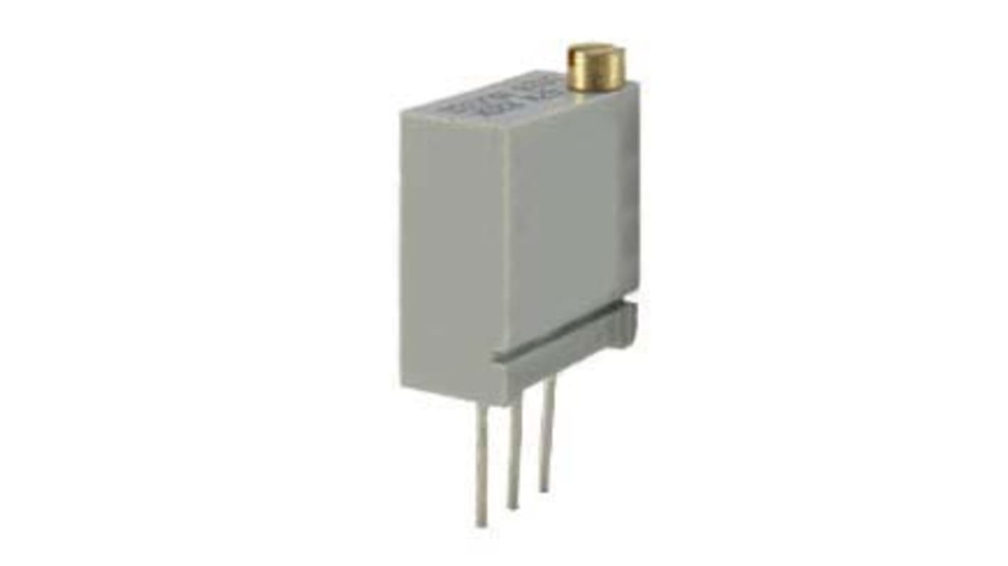 Potenciómetro para PCB TT ElectronicsBI serie 67, 20kΩ máximo, ±10%, ±100ppm/°C, 0.5W, vueltas: 20, Montaje en orificio