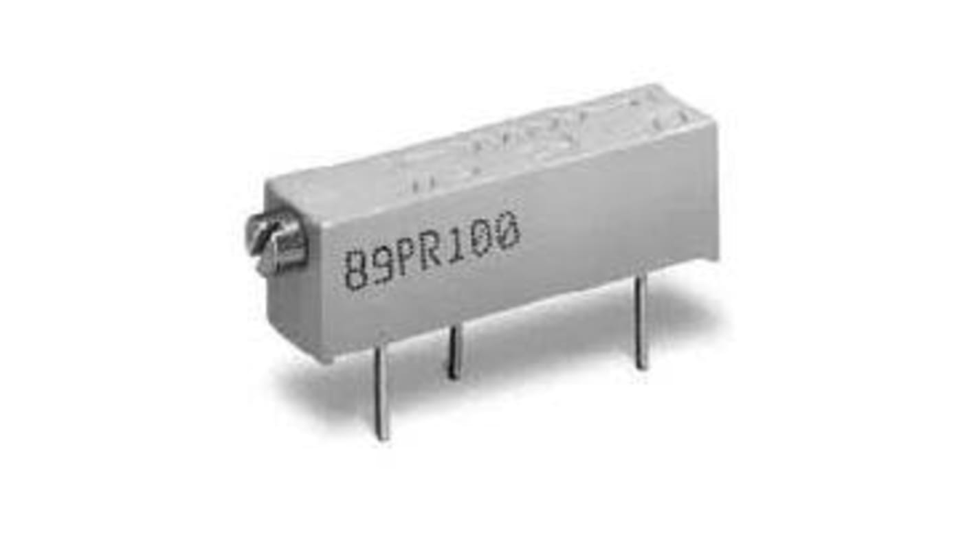 Potenciómetro para PCB TT Electronics/BI serie 89, 20kΩ máximo, ±10%, ±100ppm/°C, 0.75W, vueltas: 20, Montaje en