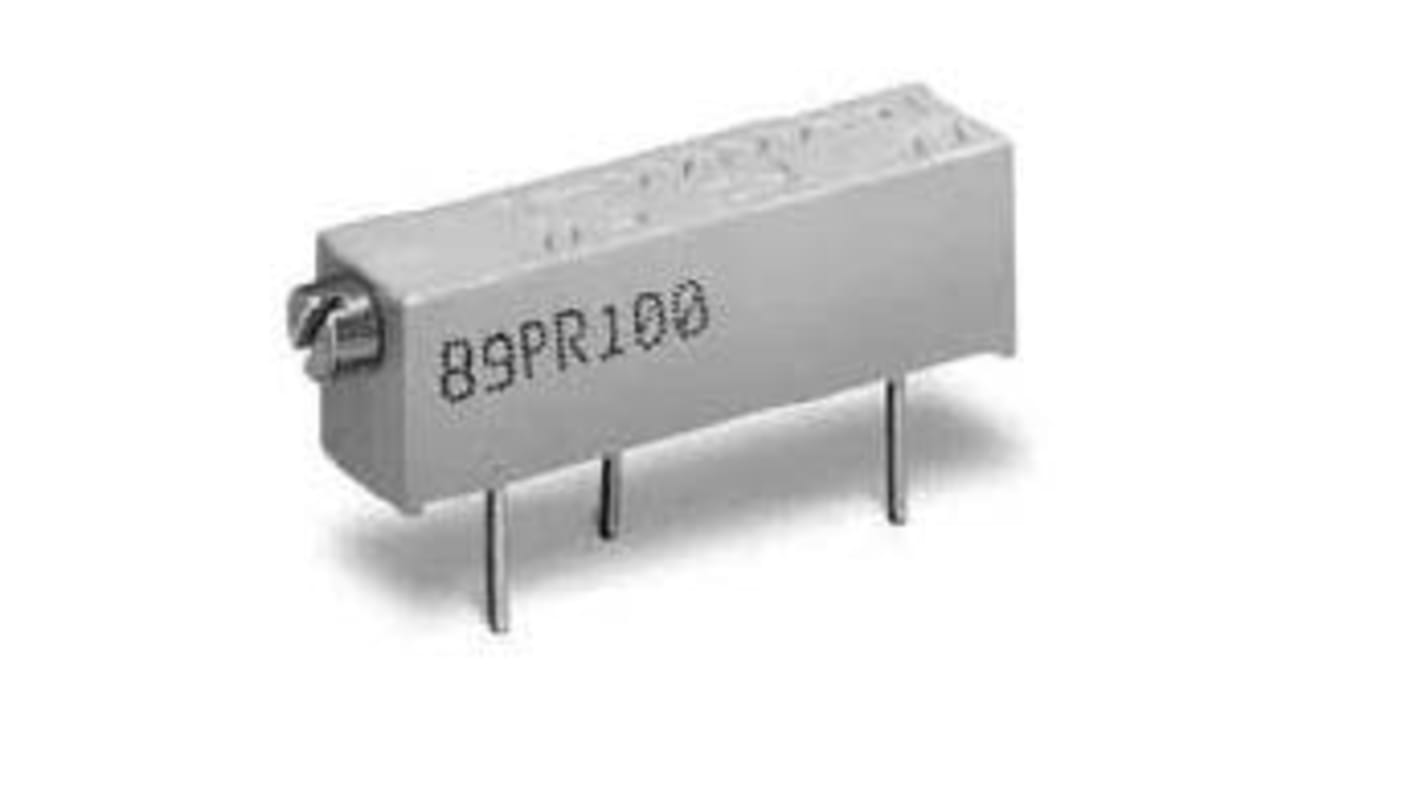 Potenciómetro para PCB TT Electronics/BI serie 89, 2kΩ máximo, ±10%, ±100ppm/°C, 0.75W, vueltas: 20, Montaje en