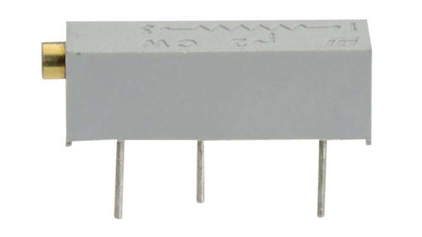 Potentiomètre trimmer TT Electronics/BI série 89 5kΩ Traversant 20 tours Réglage sur le côté