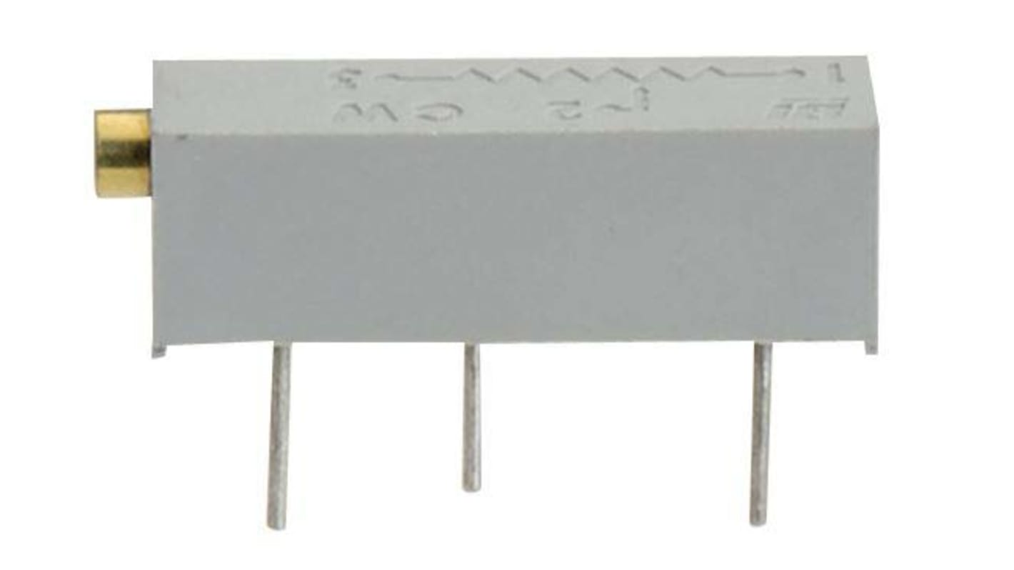 TT Electronics/BI 89 20-Gang THT Trimmer-Potentiometer, Seitliche Einstellung, 200kΩ, ±10%, 0.75W, Lötstift, L. 19.05mm