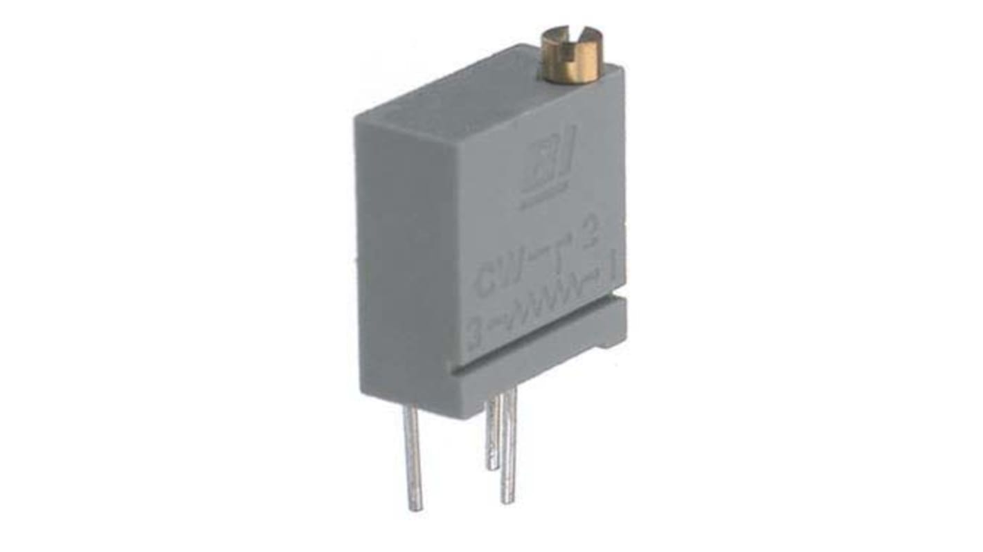 TT ElectronicsBI 67 20-Gang THT Trimmer-Potentiometer, Einstellung von oben, 10kΩ, ±10%, 0.5W, Lötstift, L. 9.53mm