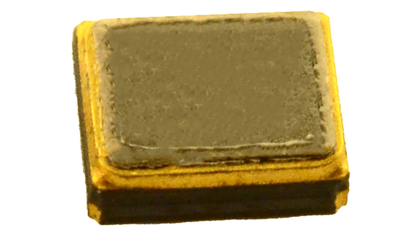 Oscillateur à quartz, 10 MHz, ±1.5ppm Sinusoïdal coupé, 10pF, CMS, 2 x 1.6 x 0.85mm, 6 broches