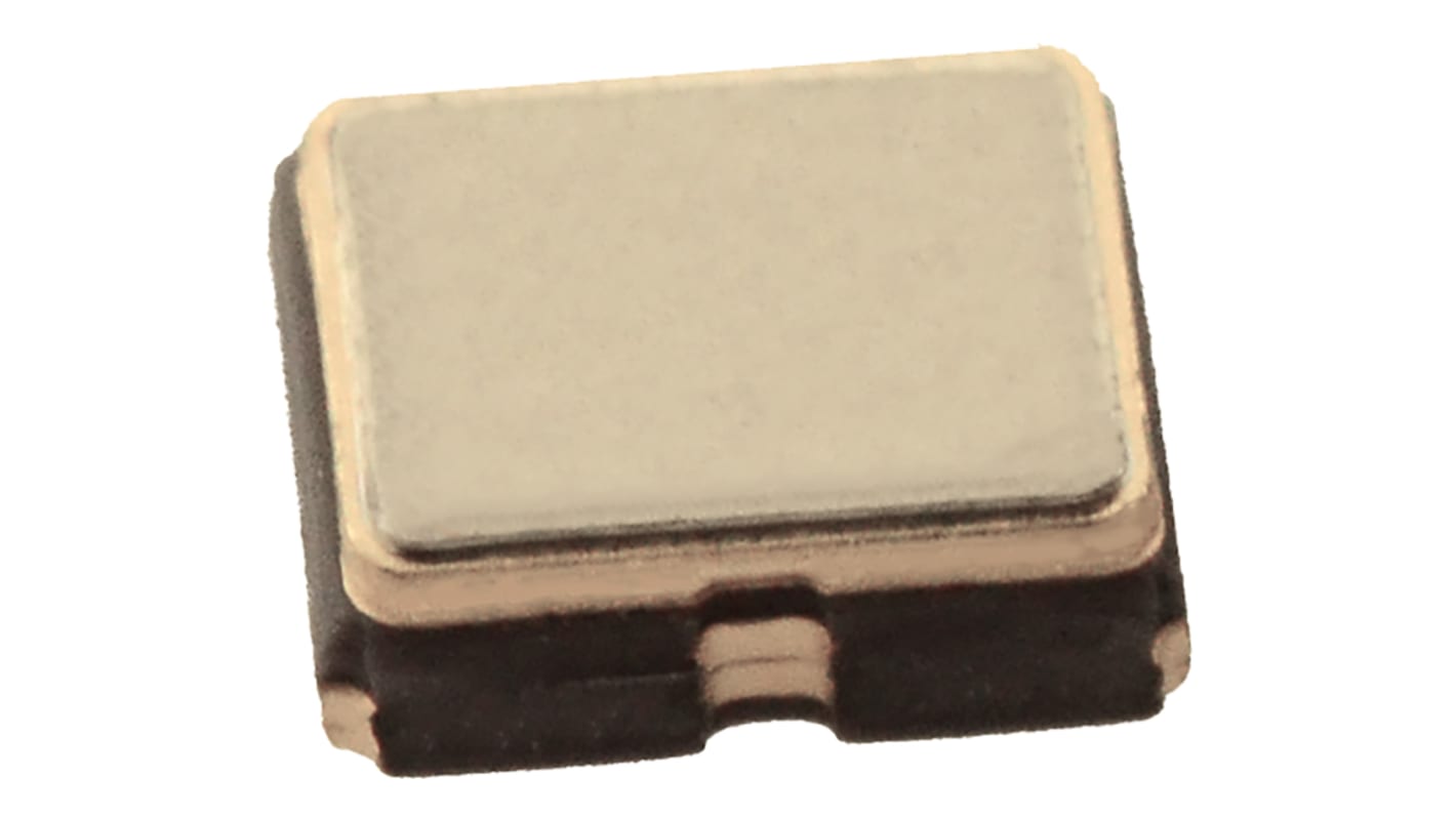 Oscillateur à quartz, 32 MHz, ±0.5ppm Sinusoïdal coupé, 10pF, CMS, 2.5 x 2 x 0.7mm, 4 broches