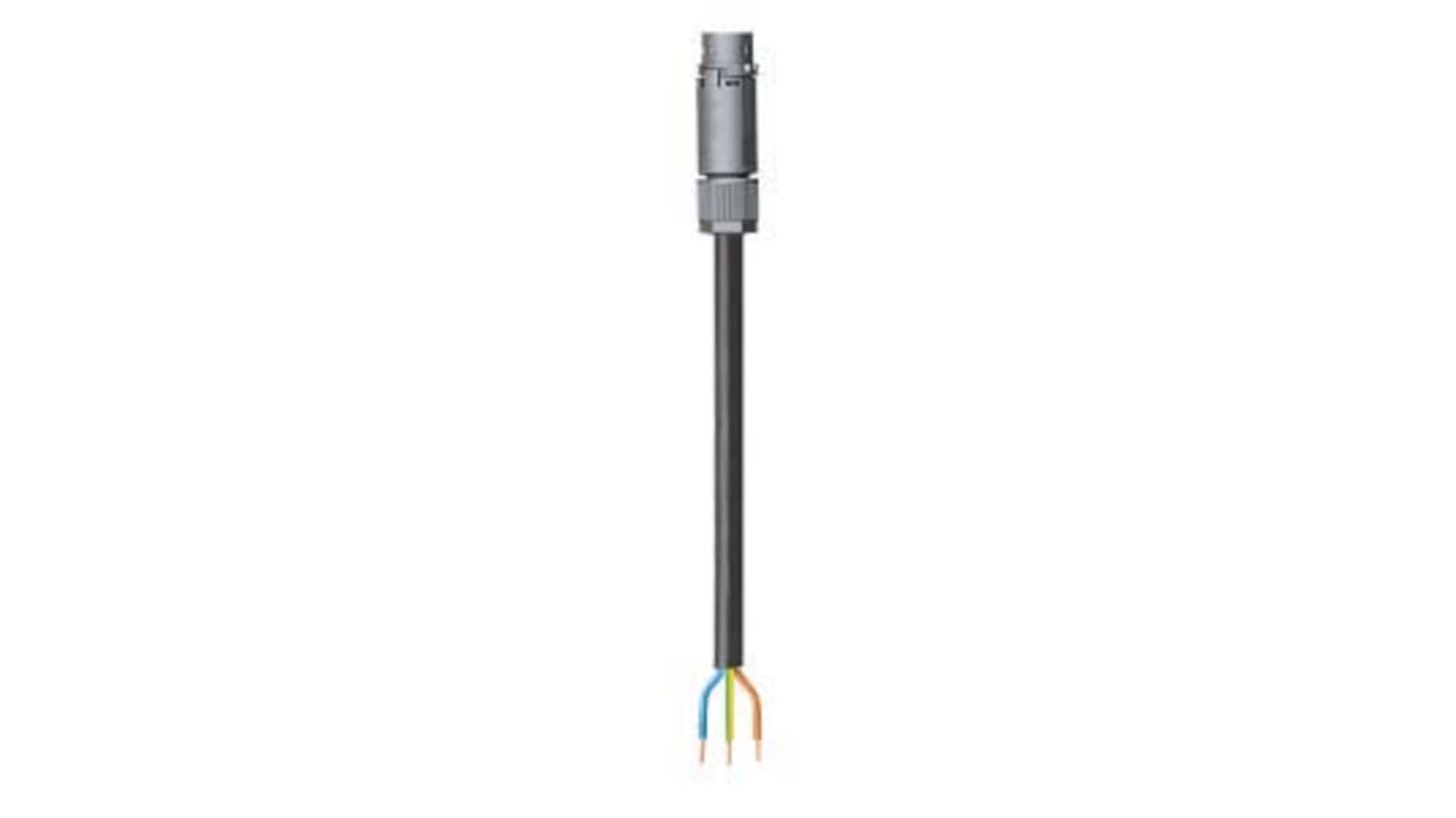 Wieland RST Mini Series Cable Assembly, 3P-Pole, Male, 1-Way, Cable Mount, 16A, IP66, IP68, IP69