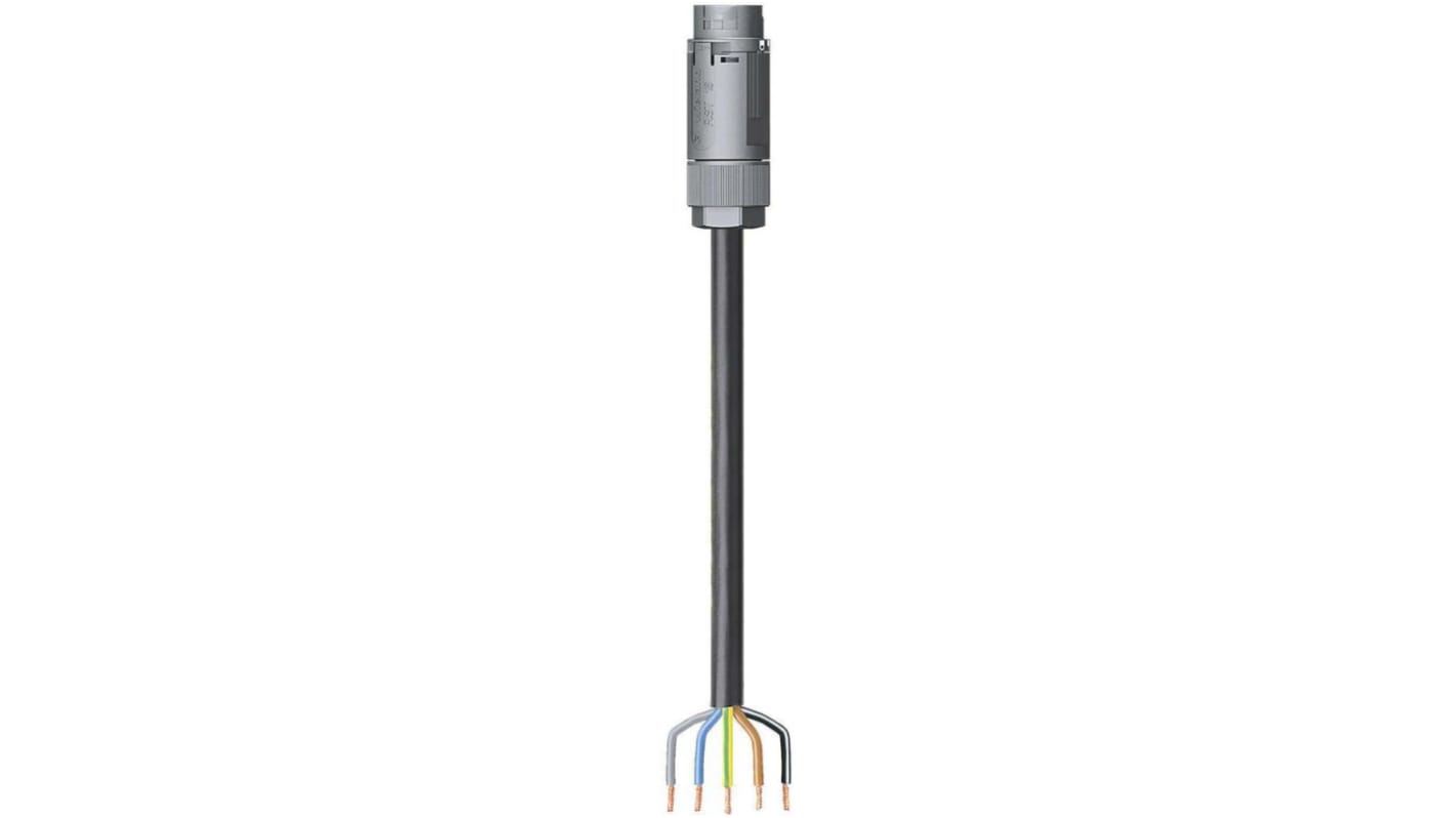 Wieland RST Mini Series Cable Assembly, 5-Pole, Male, 1-Way, Cable Mount, 16A, IP66, IP68, IP69