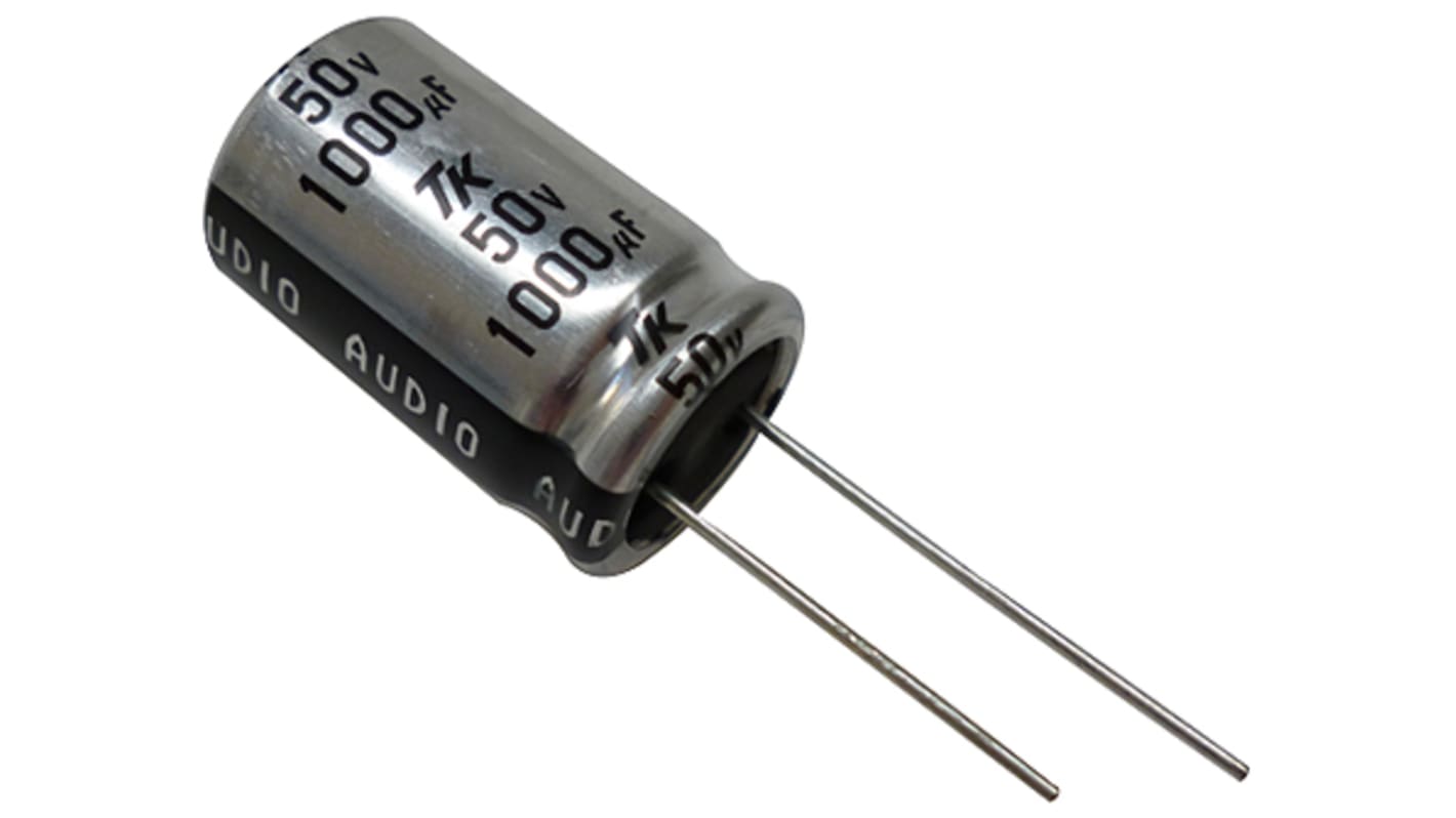 Toshin Kogyo UTSJ, THT Elektrolyt Kondensator 2200μF ±20% / 16V dc, Ø 13.5mm x 27mm, +85°C