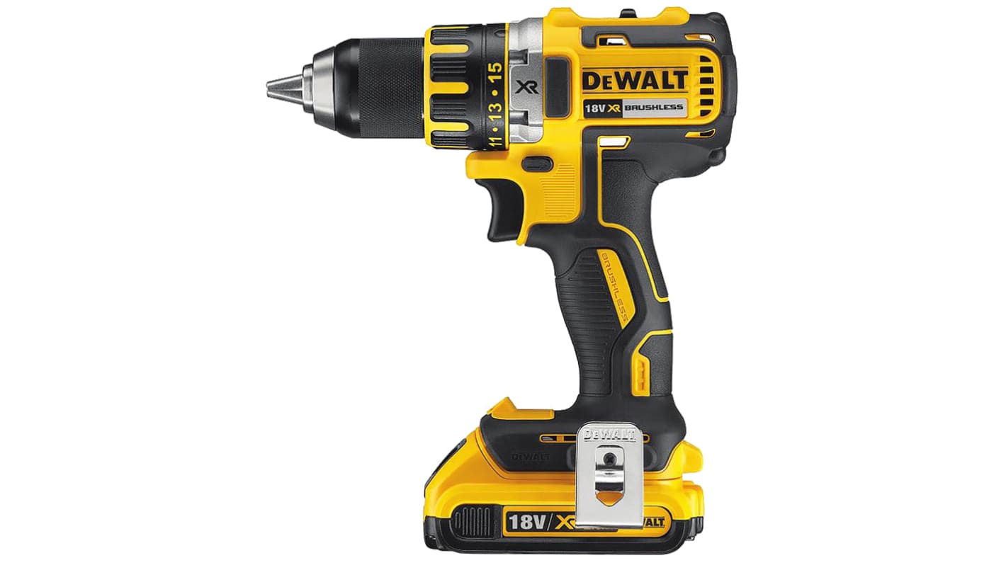 DeWALT Keyless 18V Cordless Drill Driver, Euro Plug