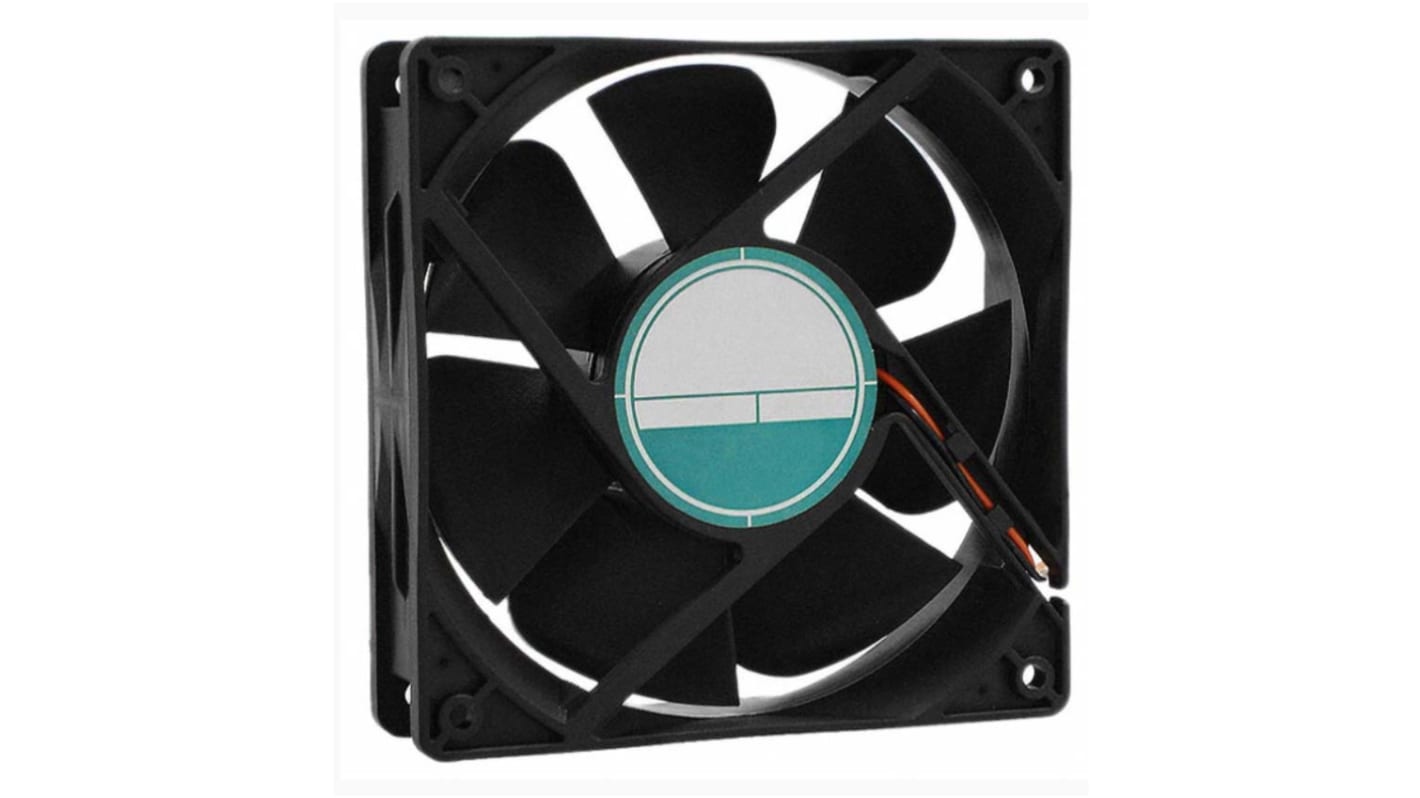 RS PRO Axial Fan, 24 V dc, DC Operation, 158m³/h, 3.84W, 160mA Max, 120 x 120 x 32mm