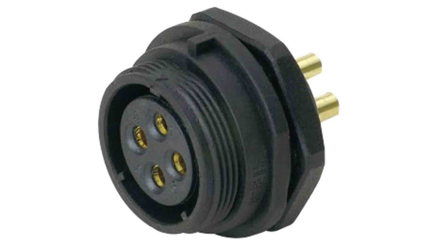 RS PRO Circular Connector, 12 Contacts, Bulkhead Mount, Socket, Female, IP68