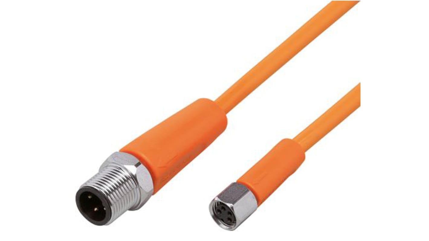 Cable de conexión ifm electronic, con. A M12 Macho, 4 polos, con. B M8 Hembra, 4 polos, long. 5m, 50 V ac, 60 V dc, 3