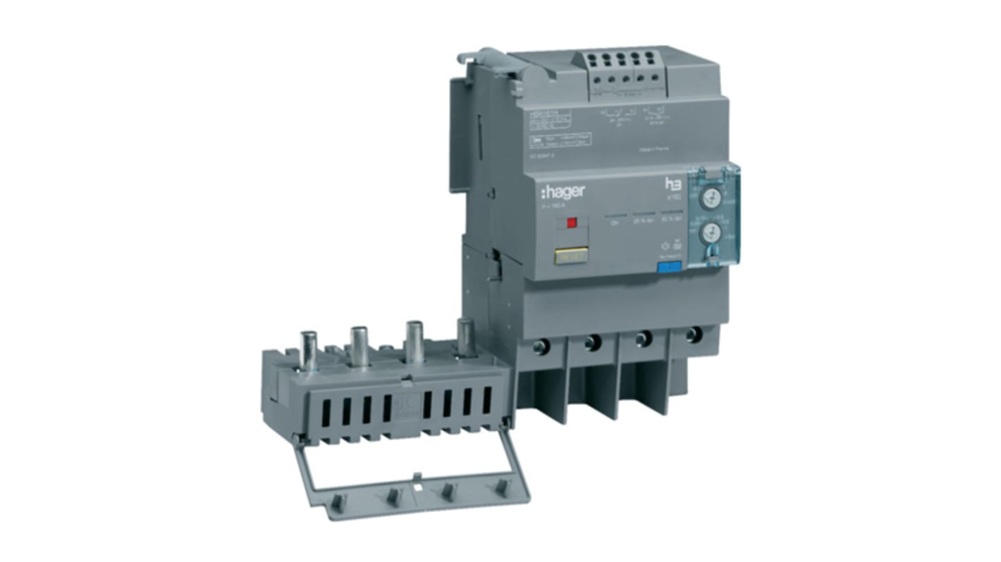 Hager HBA Geräteschutzschalter Elektronischer Ableitstrom für Leistungsschalter / 160A