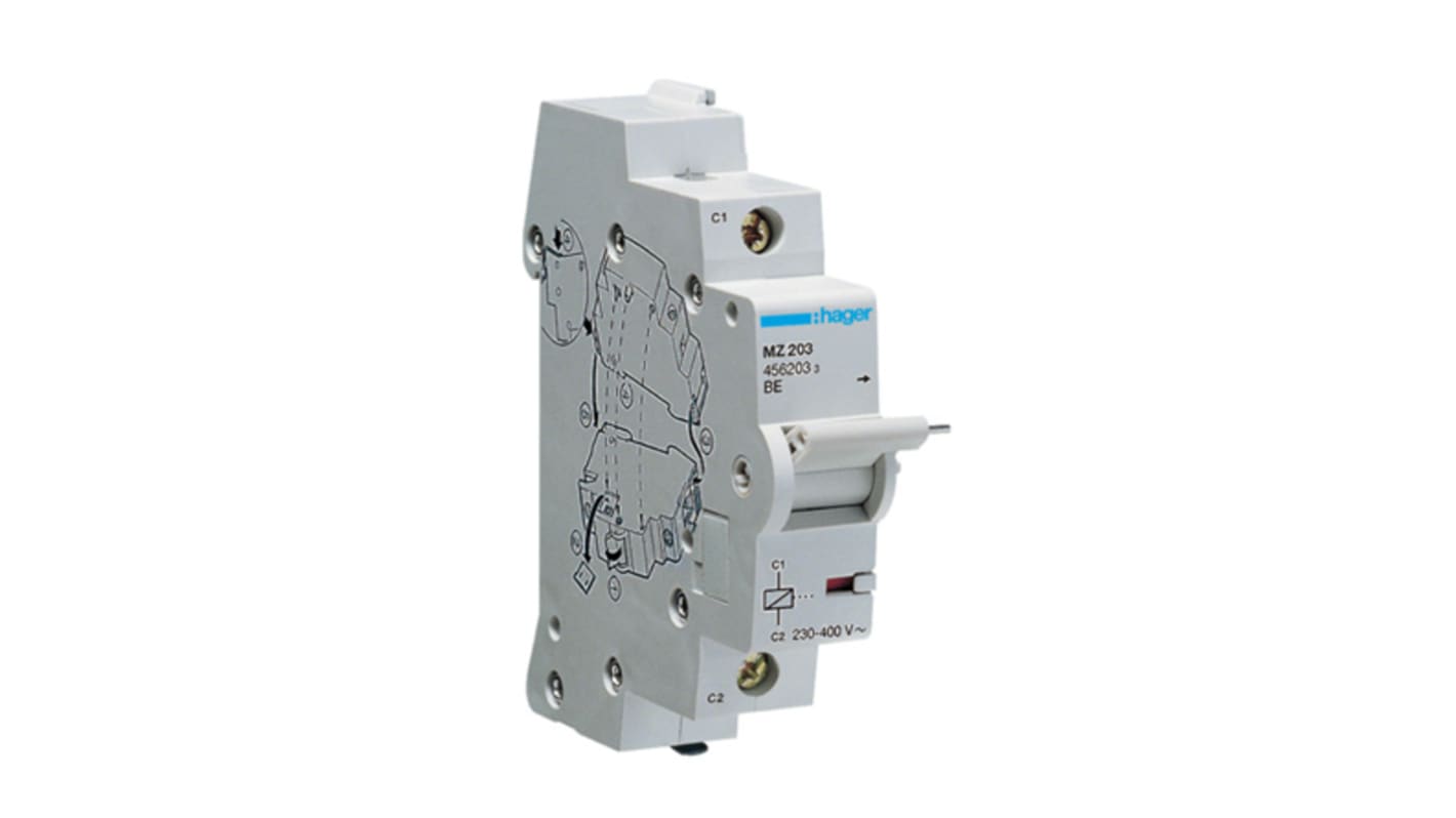 Hager Shunt Release, DIN Rail Mount