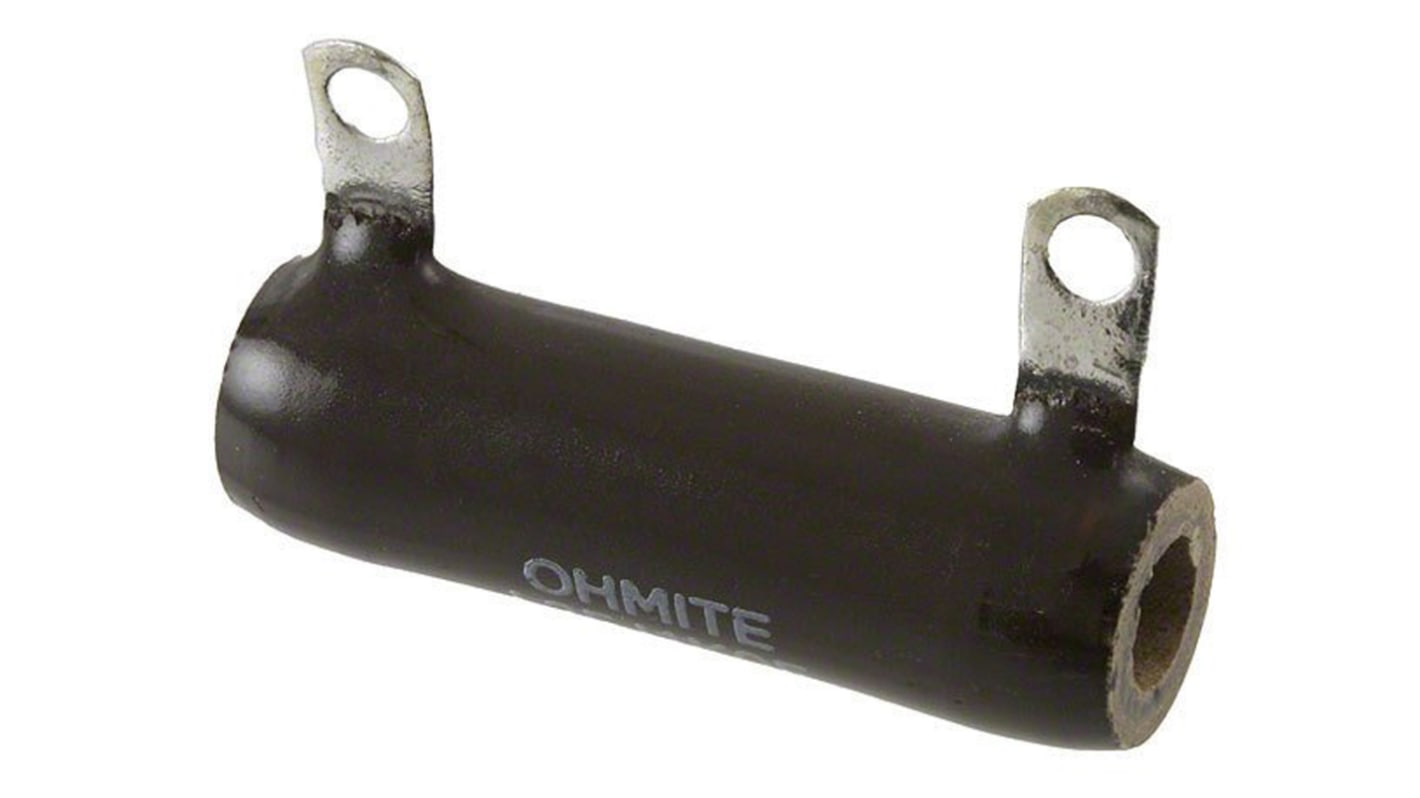 Arcol Ohmite Vázra szerelhető ellenállás 10Ω ±5%, 25W, lezárás: Forrasztási pont lezárású, Cső alakú, Dróttekercses 270