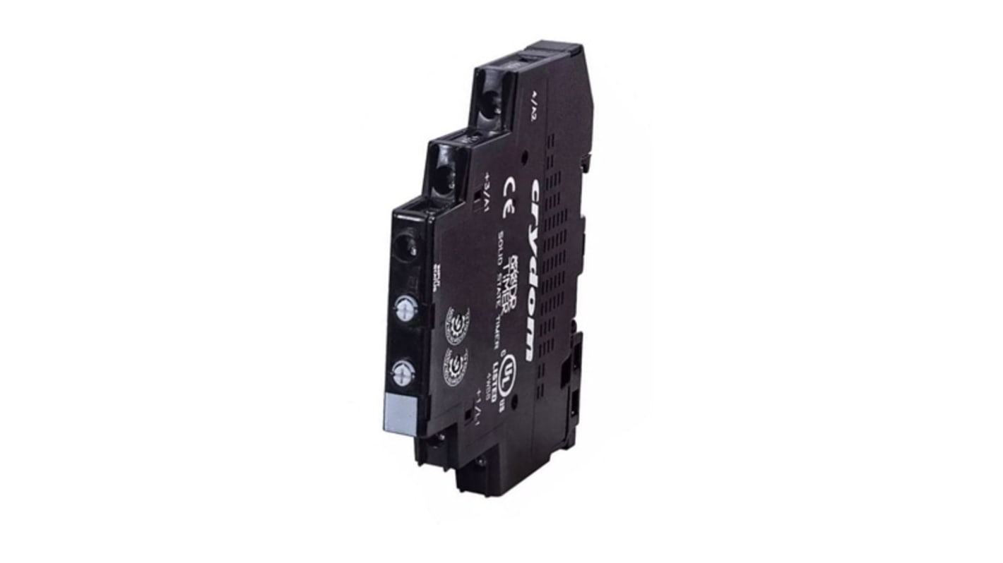 Sensata / Crydom SeriesOneDR Series DIN Rail Mount Timer Relay, 12 → 24V ac/dc, 2-Contact, 0.1 s → 100h,