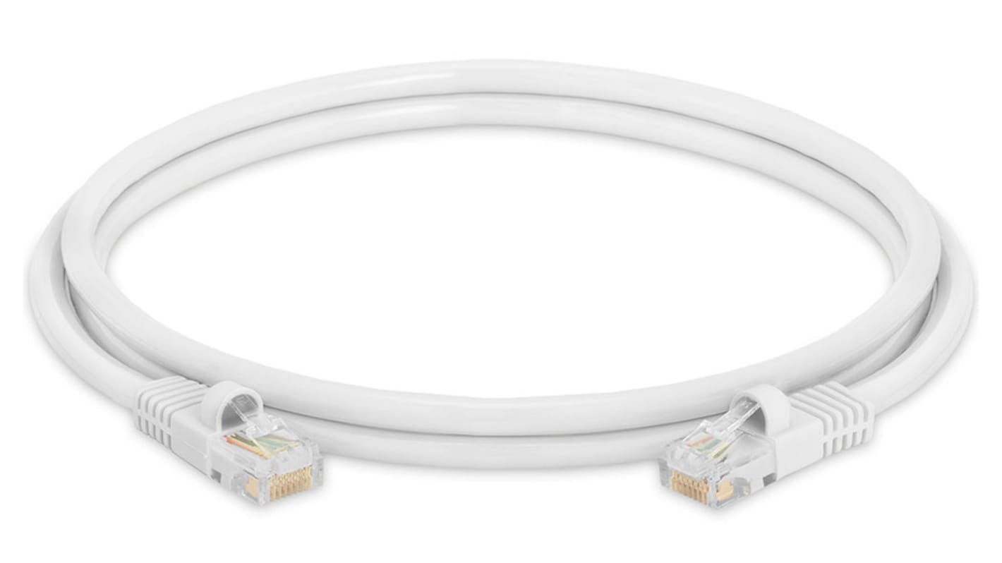 COMMSCOPE Ethernetkabel Cat.6a, 5m, Weiß Patchkabel S/FTP, LSZH