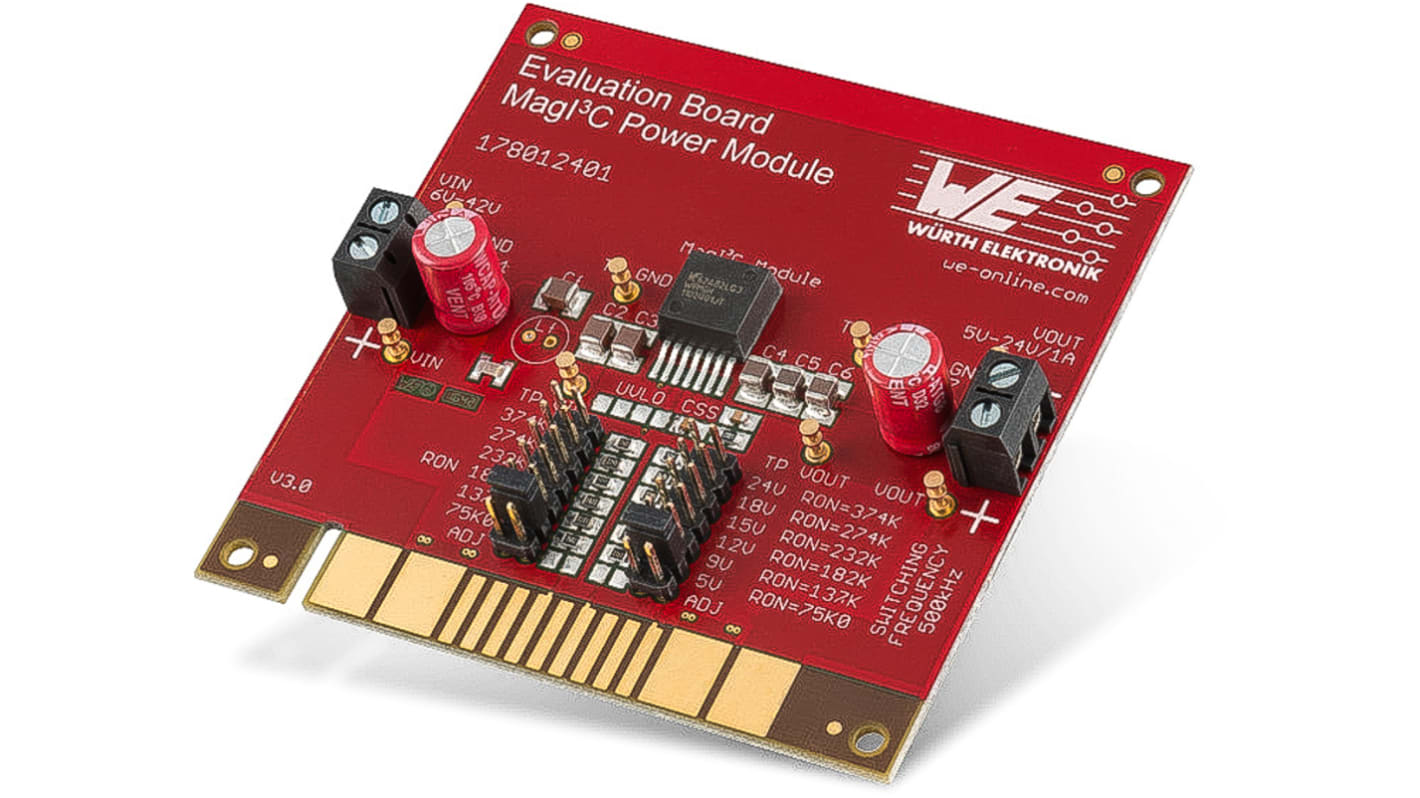 Placa de evaluación Regulador de bajada Wurth Elektronik MagI³C Power Module - 178012402