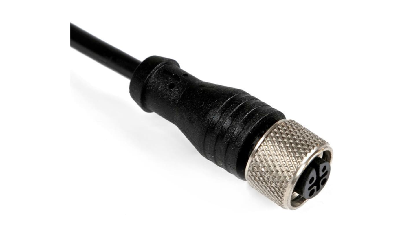 Cable de conexión RS PRO, con. A M12 Hembra, 5 polos, con. B Sin terminación, long. 5m, 60 V ac / dc, 4 A, IP67