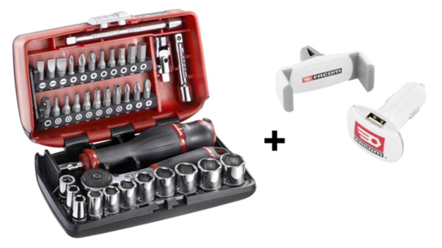 R2NANOV217IM | Facom 40-Piece 1/4 in | RS