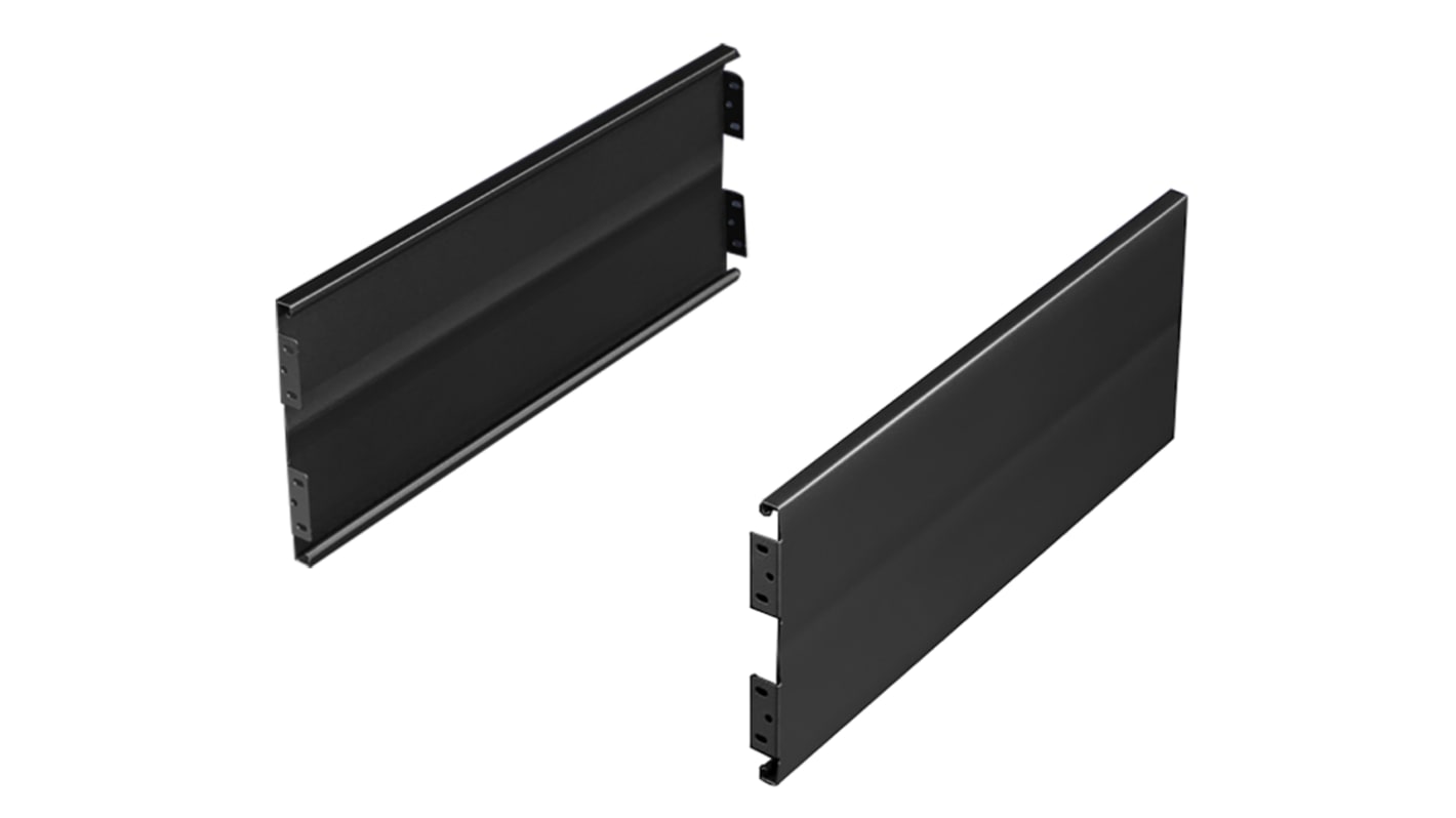 Rittal Flex-Block Stahl Sockel Verkleidung für Unterteil/Sockel Schwarz, 200 x 500mm, für SE8-Gehäuse für