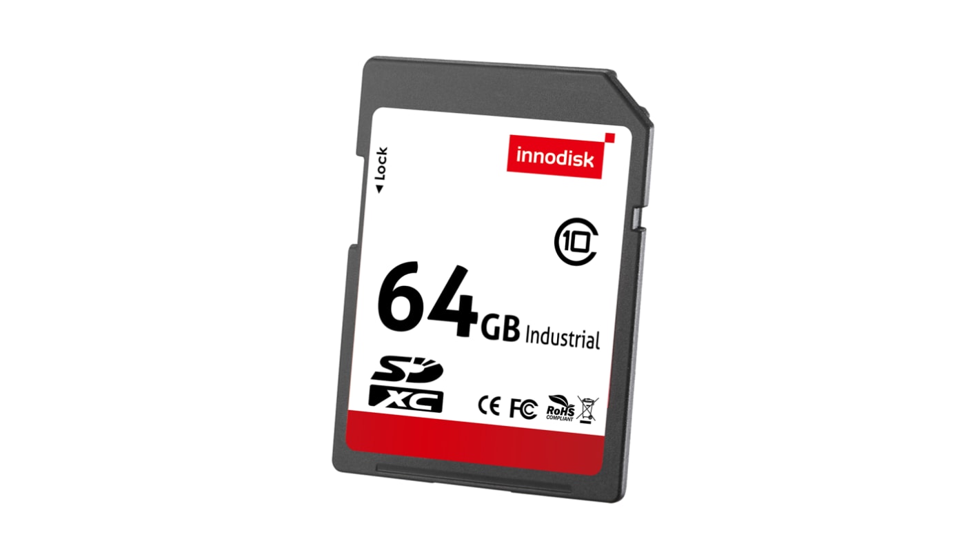 InnoDisk 64 GB Industrial SD SD Card, Class 10