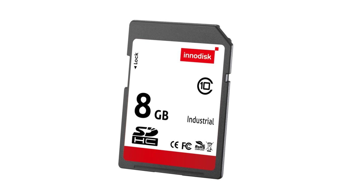 Tarjeta SD InnoDisk SDHC Sí 8 GB MLC iSLC -40 → +85°C