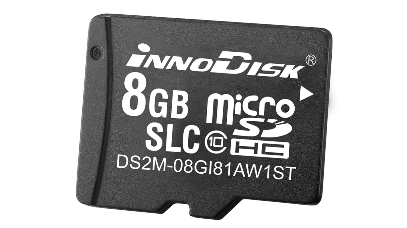 Tarjeta Micro SD InnoDisk MicroSDHC Sí 8 GB SLC -40 → +85°C